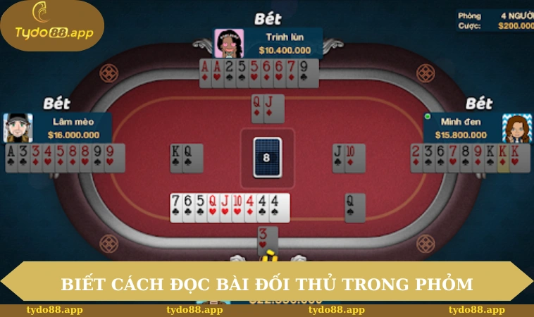 Biết cách đọc bài đối thủ trong phỏm