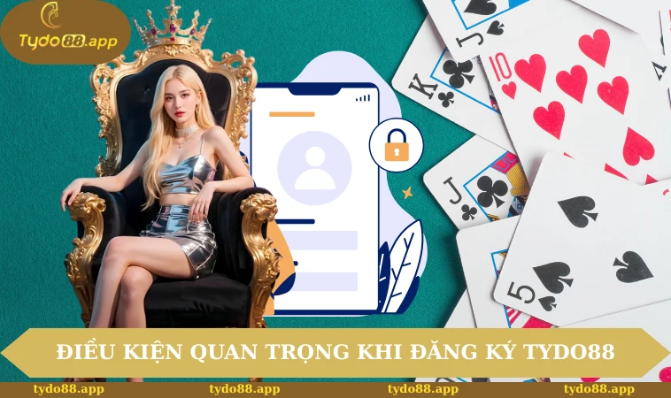 Điều kiện quan trọng khi đăng ký TYDO88