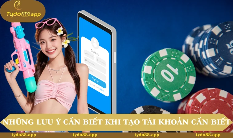 Những lưu ý cần biết khi tạo tài khoản cần biết